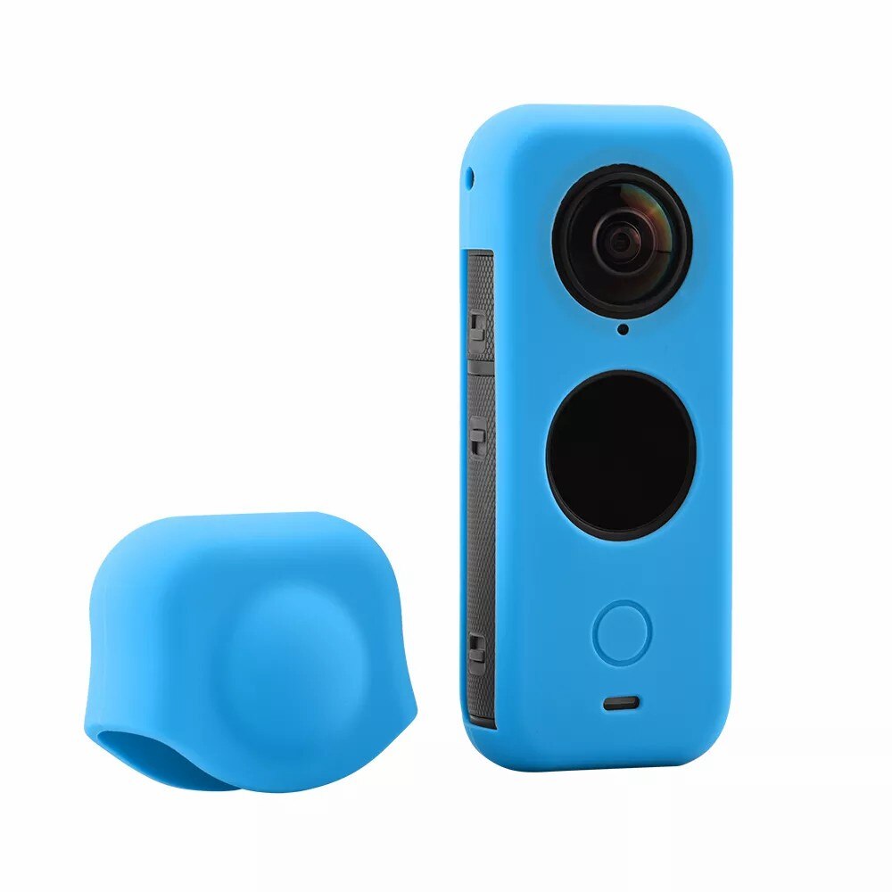 Coque de protection complète en Silicone pour caméra panoramique Insta360 one x2, anti-poussière