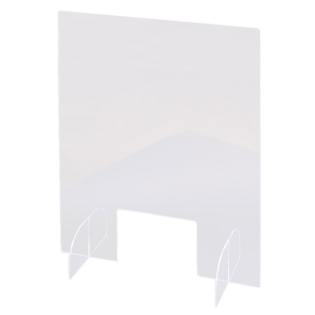 Clear Perfection Reception Side Counter Sprayed UV Cut Transparent Height Protective Reception Window Counter 4.16: Default Title