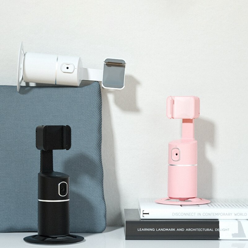 Portable All-In-1 Smart Selfie Stick 360 degree Rotation Auto Face & Object Tracking Camera Phone Mount Holder