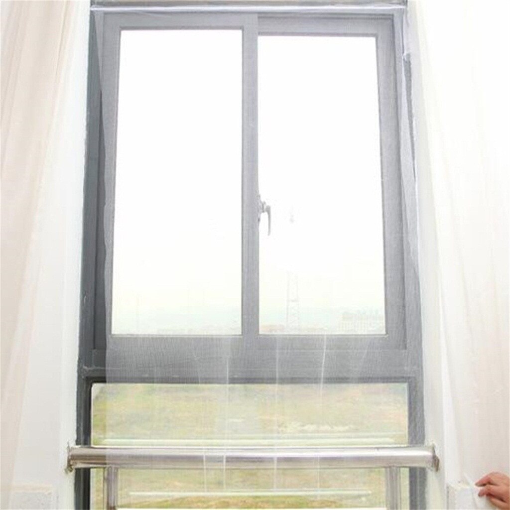 Anti-mosquito Net Fly Window Screen Mesh Insect Netting Mosquito Protector With Rolls Self-adhesive Tapes Fly Bug Insect Screen