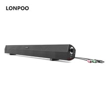 LONPOO – haut-parleurs MP3 10W, USB, barre de son stéréo, pour ordinateur, iPhone, PC portable, TV