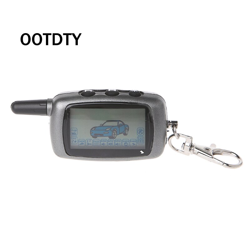 LCD Remote Controller Keychain 2-Way Car Alarm For StarLine A6 Keychain alarm