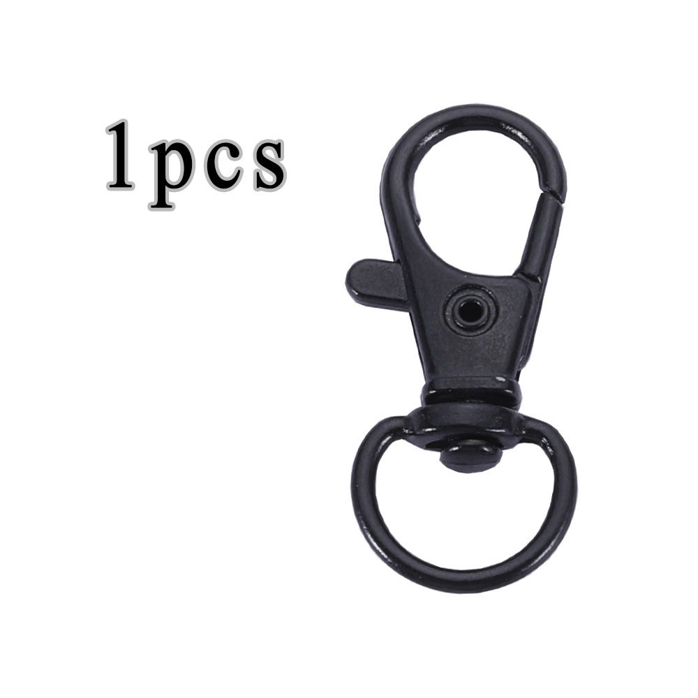 1/5/10/20pcs Goud Verzilverd Karabijn Haken Split Sleutelhanger Swivel Connector Karabijnhaak voor Sieraden Bevindingen Maken DIY: Sky Blue