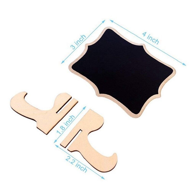 Mini Chalkboard Sign,20 Pack Small Chalkboards Blackboard for Weddings, Birthday Parties, Message Board Signs and Event Decora