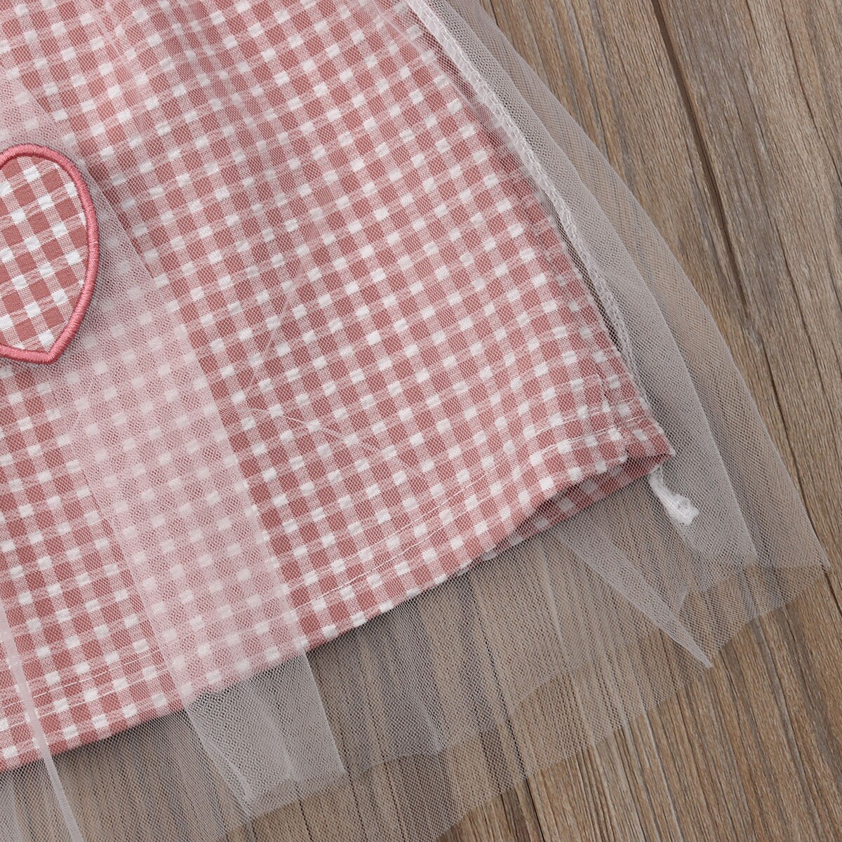 Peuter Kids Baby Meisjes Mesh Patchwork Prinses Mooie Leuke Jurk Pageant Plaid Liefelijk Tutu Jurk Kleding