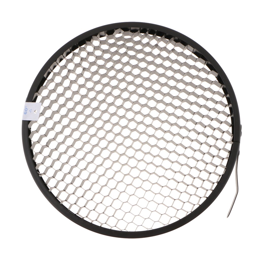 60° Honeycomb Grid Mesh for 7-inch Standard Reflector Diffuser Lamp Shade Speedlite Flash Strobe