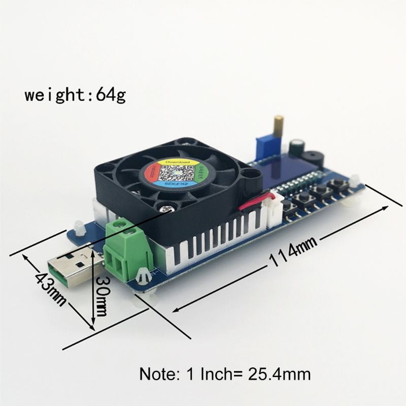 Electronic Load USB Load Tester 25W Constant Curre... – Grandado