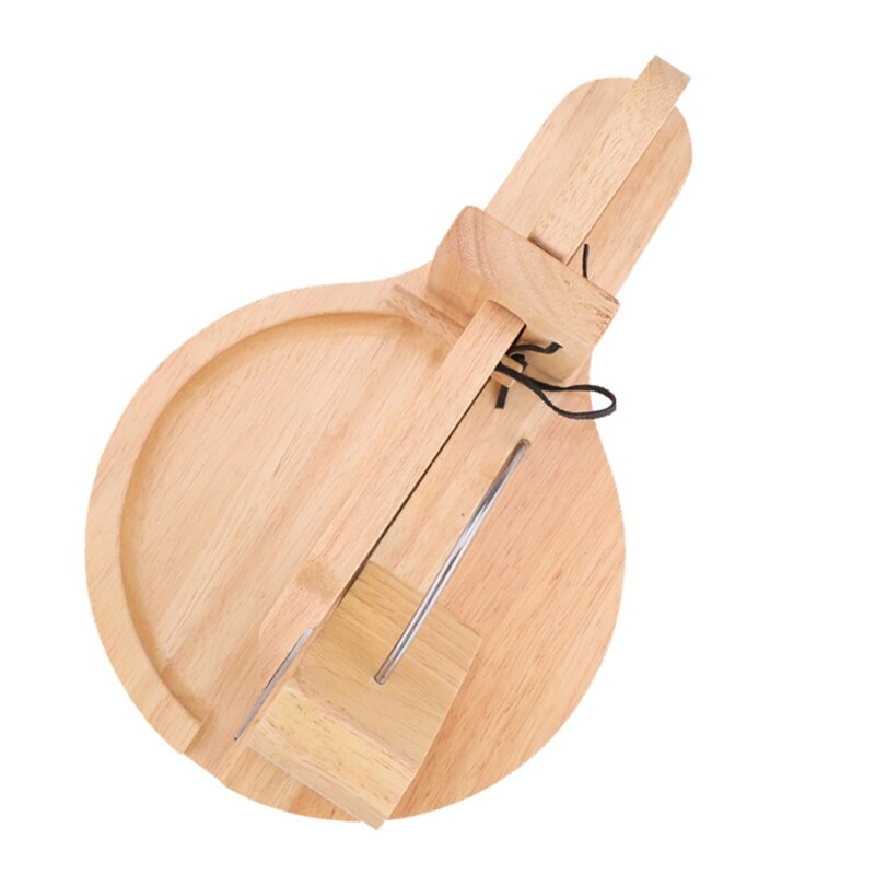 Coupe-saucisse rustique en bois et lame en inox pour trancher et hacher les arômes, plus de viandes séchées