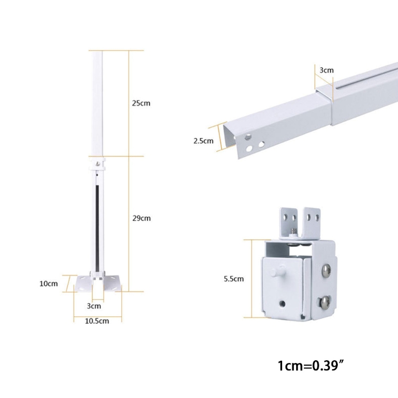 Universal Projector Ceiling Mount or Wall LCD/DLP Mount Bracket Holder for 90％ Projectors 43-65cm Telescopic Distance