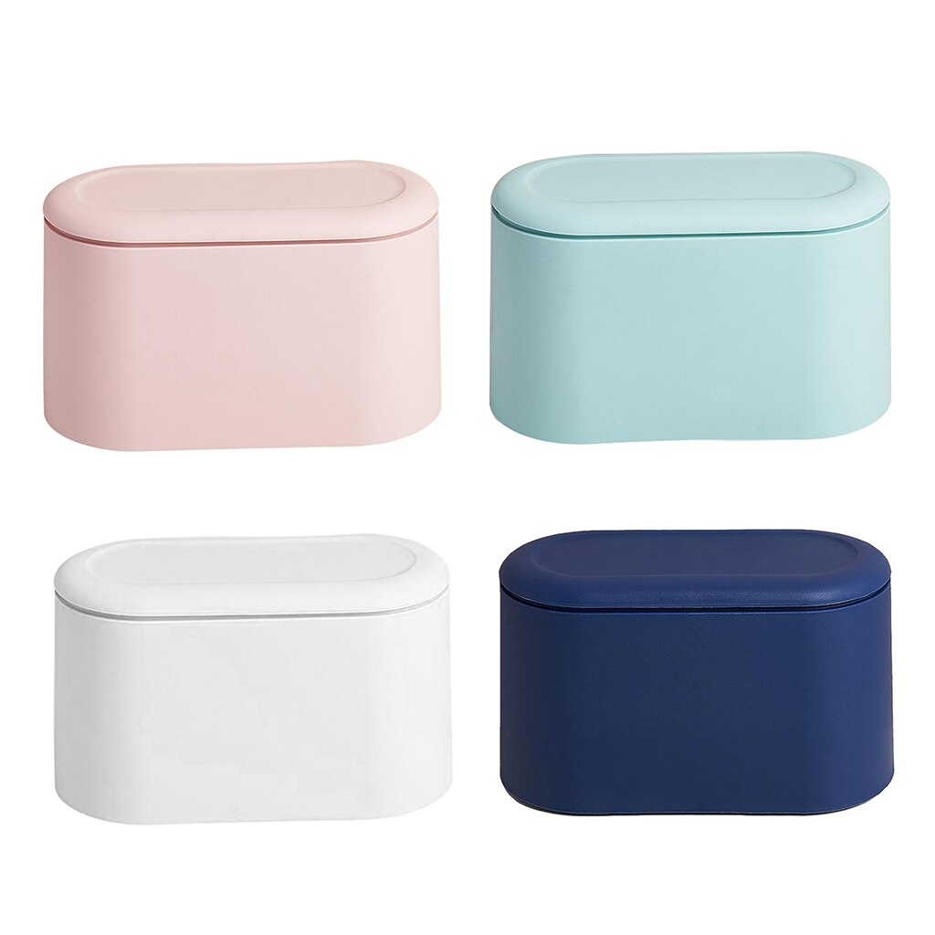 Kleine Prullenbak Prullenbak Vuilnis Container Bin Badkamer Keuken Thuis Bureau Mini Prullenbak Met Swing Deksel