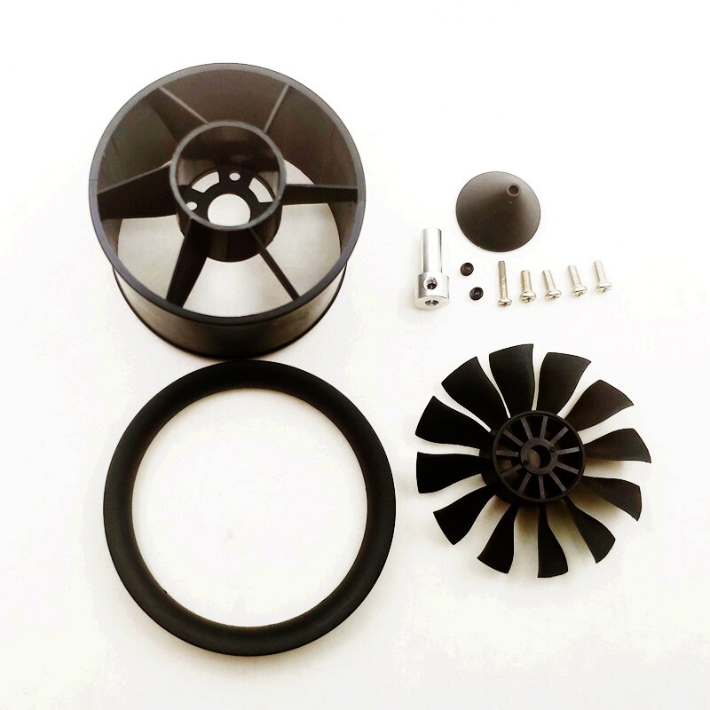 Qx-motor 50mm 12 blade kanalventilator 50 edf cw eller ccw med  qf2611 3s 4s børsteløs motor til rc fly modelfly: Cw edf sæt