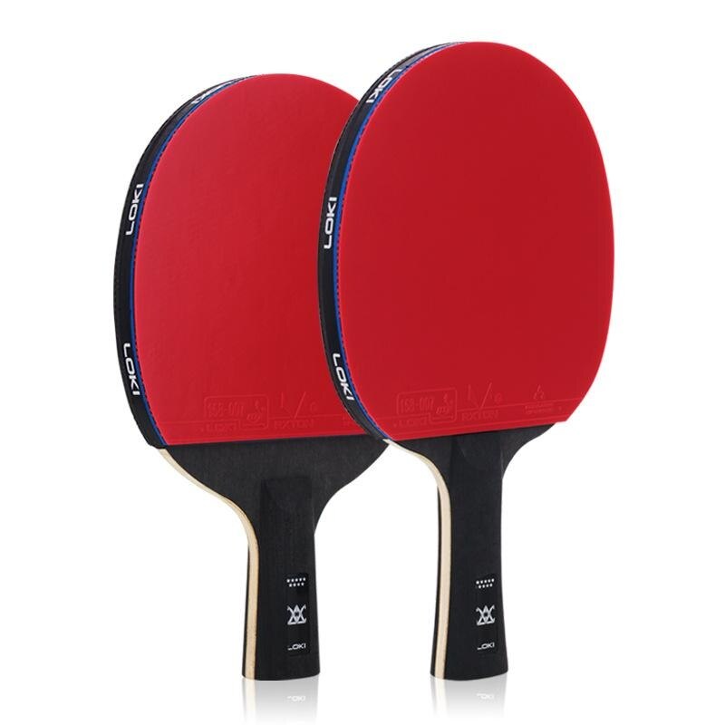 9 Ster Hoge Kleverige Tafeltennis Racket Carbon Blade Pingpong Bat Concurrentie Ping Pong Paddle Voor Snelle Attack En Arc -40