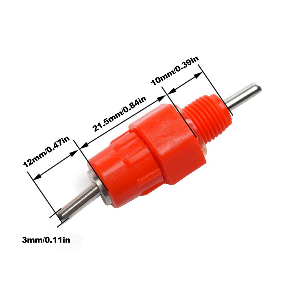 Automatic Water Feeder Docking Red Head Chicken Drinker Ball Valve Drinker Chicken Drinker Ball Chicken Waterer