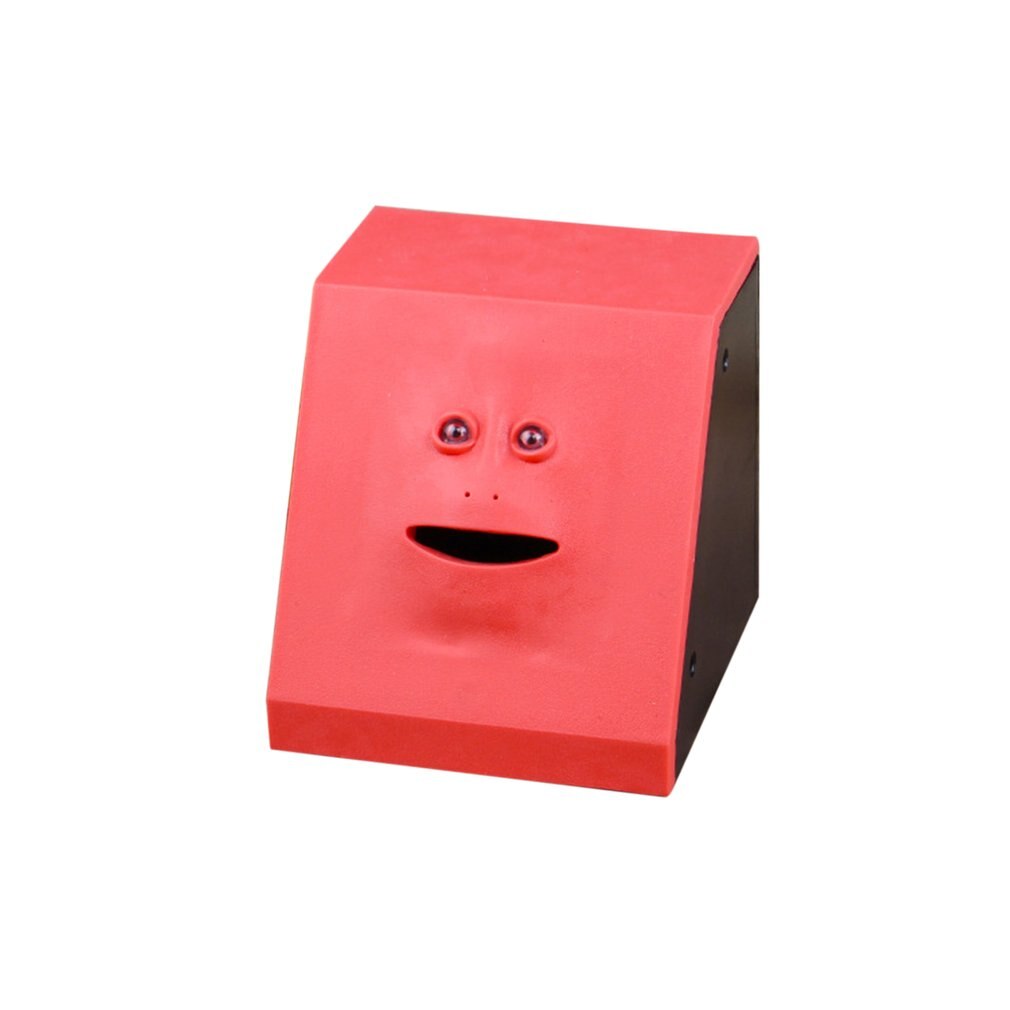 En plastique Banque de Visage Visage Humain Capteur Intelligent Tirelire Électrique Pièce Peut Manger L&#39;argent Visage Tirelire Magasin Tirelire Tirelire