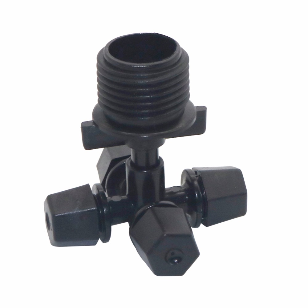 5 pcs 1/2'' thread Cross fog spray nozzle atomizing fog garden sprayer nozzle outdoor cooling systems irrigation sprayer