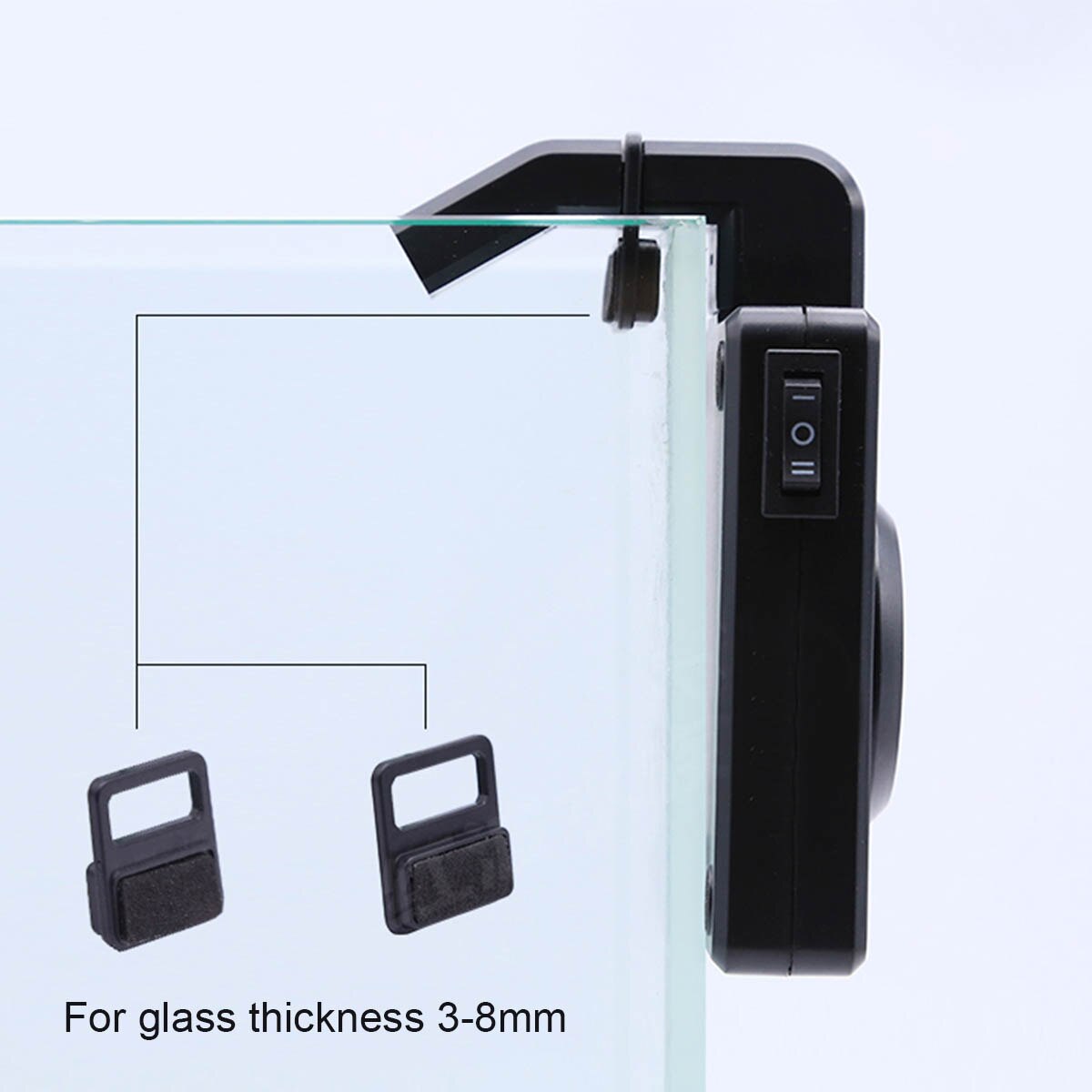 Mini Lüfter Hängen Auf Clip USB Ladung Aquarium Kalt Kühler Hause Haustier Fisch Panzer Teil Schwarz Klimaanlage Fan 110v 240v