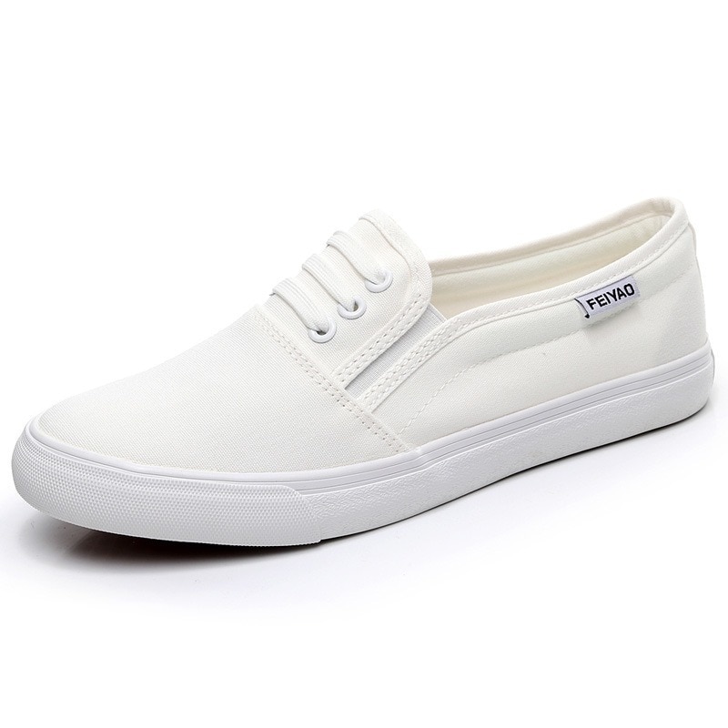 Chaussures en toile blanche pour hommes, baskets décontractées, Version coréenne, respirantes, tendance, nouvelle , été