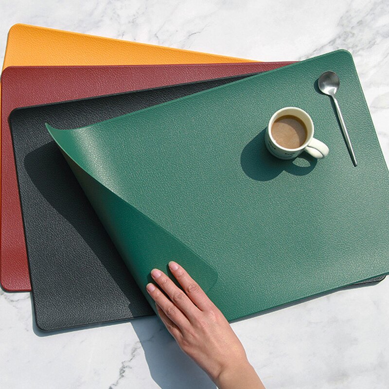 Extra Grote Siliconen Mat Hittebestendige Blad Waterdicht Pad Keuken Teller Protector Vinyl Craft Matten Antislip Tafel Placemat