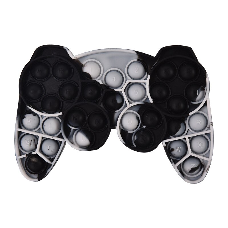 Squeeze Toy Rainbow Fidget Toys Push Bubble Animal Sensory Autism Squeeze Stress Reliever Mini Game Simple Dimple Relax Toy: Orange