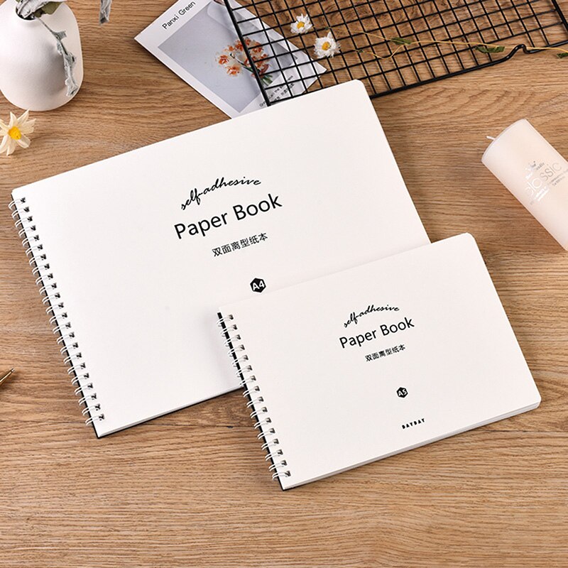 Double-sided Release Paper Book for Tape Sticker Collection Notebook A4 A5 Sticker Book