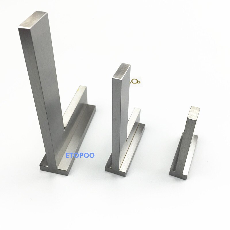 1pc 90 Grad Winkel Klinge Lineal Messer Edelstahl Flache Rand Quadrat Herrscher mit Breite Basis Industrielle Breite Basis