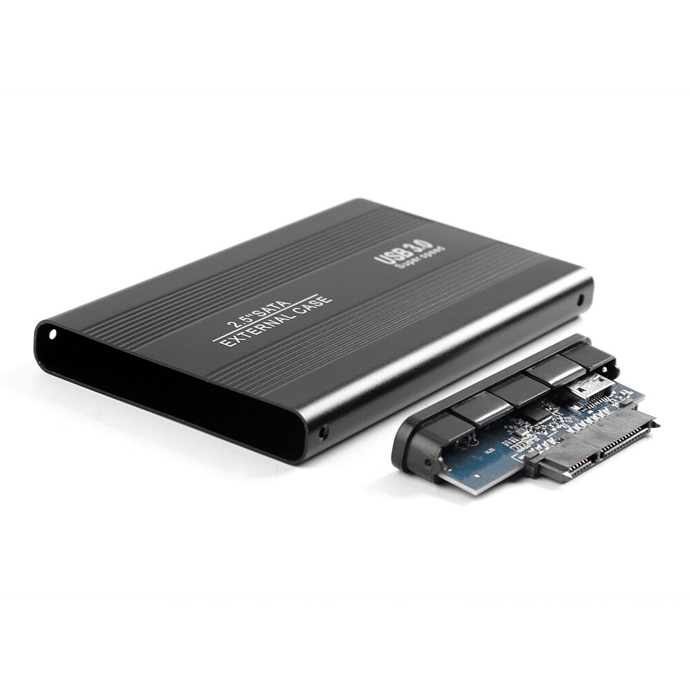 2.5 tums usb 3.0 extern hdd-hölje låda sata till usb 3.0 hdd hårddiskfodral 5 gbps aluminium ssd-låda stöd 3tb för bärbar dator
