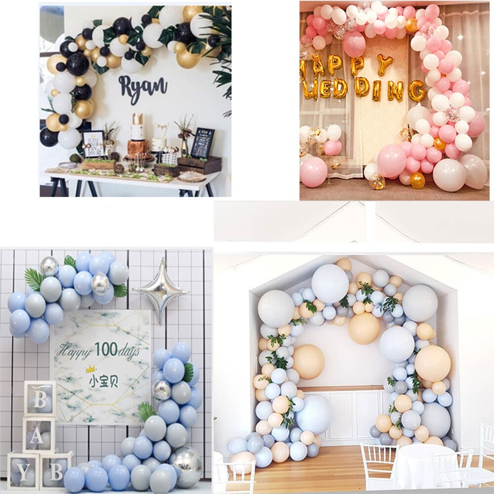 5 Meters Balloon Clip Chain Tie Tool Balloon Accessories Diy Latex Balloons Modeling Plastic Birthday Wedding Party Decor Bal