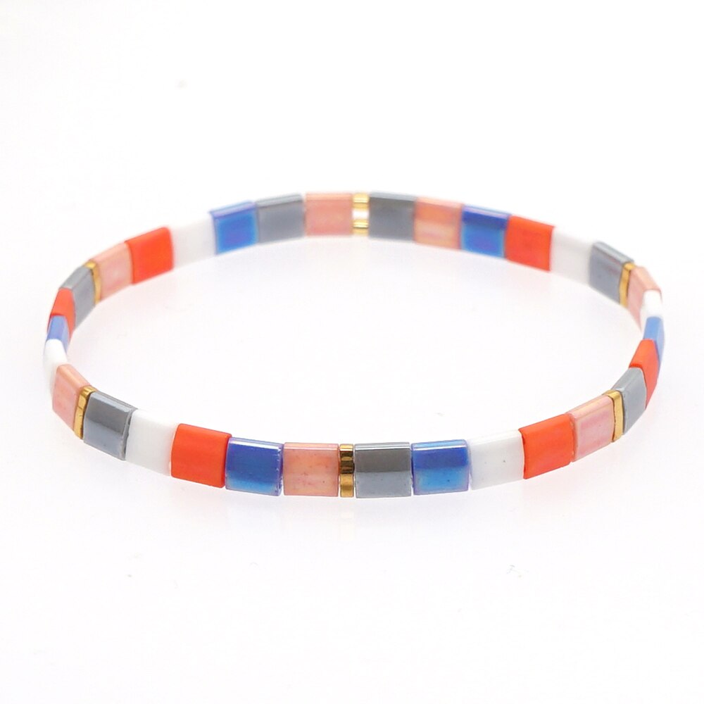 Go2Boho Vrienden Armband Miyuki Tila Armbanden Voor Vrouwen Sieraden Herfst En Winter Pulseras Mujer Sieraden: TL-B190085B