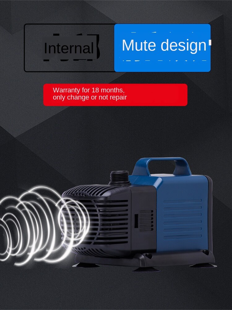 Fish tank pump submersible pump high lift quiet water pump KOI bottom circulation filter water-land pump dual-purpose pond Pump