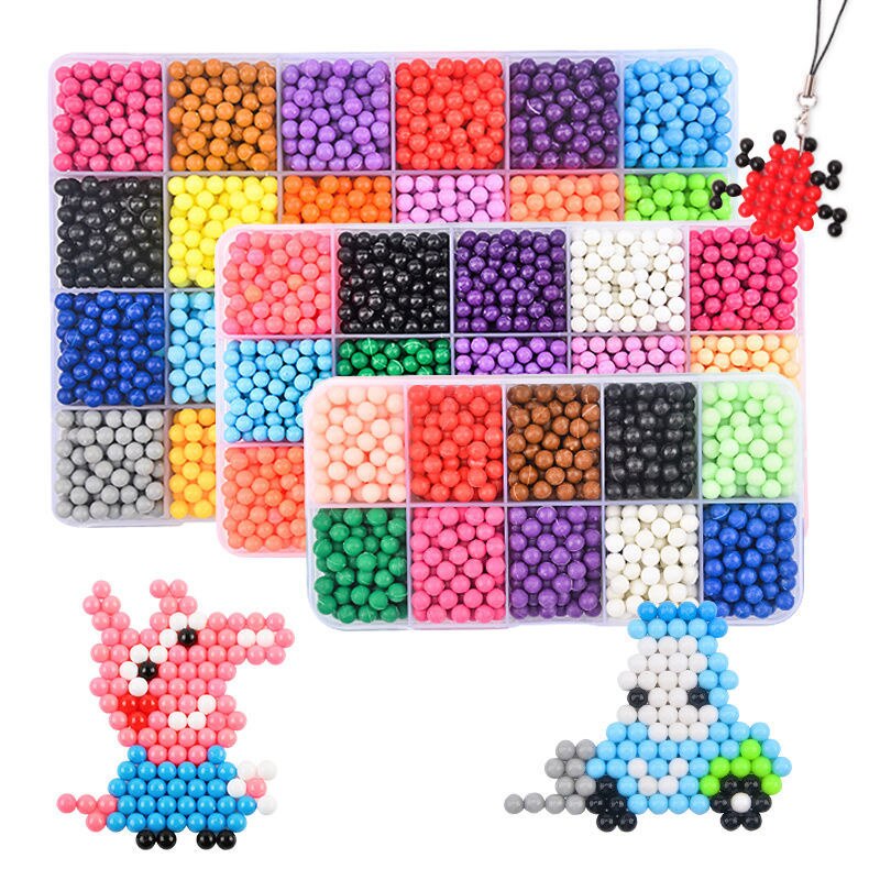 Magic Water Mist Magic Beads Handmade Diy Girls&#39; Water-soluble Beads Early Education Children&#39;s Educational Toy