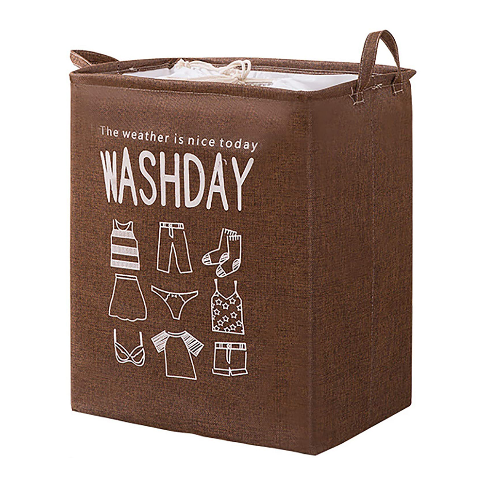 Super Large Laundry Basket 75LFoldable Storage Laundry Hamper with Drawstring Cover Water-Proof Linen Toy Clothes Storage Basket: CO