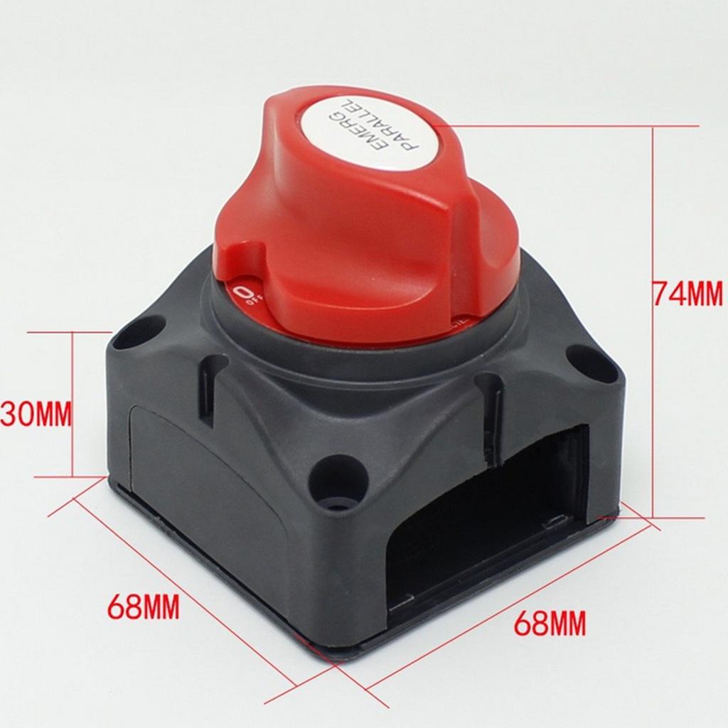 Battery Disconnect Switch Waterproof Master Isolator Cutoff Kill Switch for RV