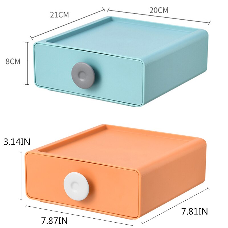 Stackable Plastic Storage Box With Drawer Waterproof Letter Holder File Rack Stationary Desk Organizer Home Office Accessories