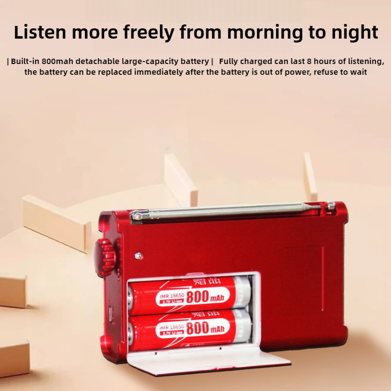 radio fm dab-radioer bærbar liten nødoppladbar hamster bluetooth lydboks kjøkken er mini årgang hamsterhøyttaler  mp3 spillere