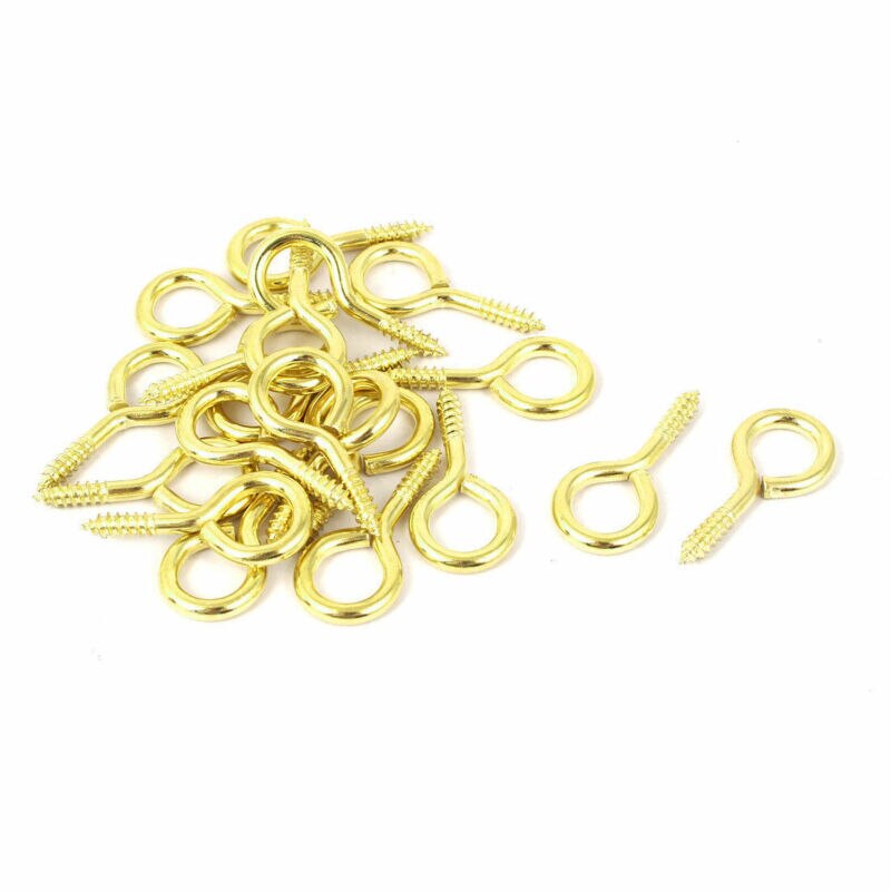 Boulons à vis bricolage-même, boulon pour les yeux 8x4mm, 100 pièces