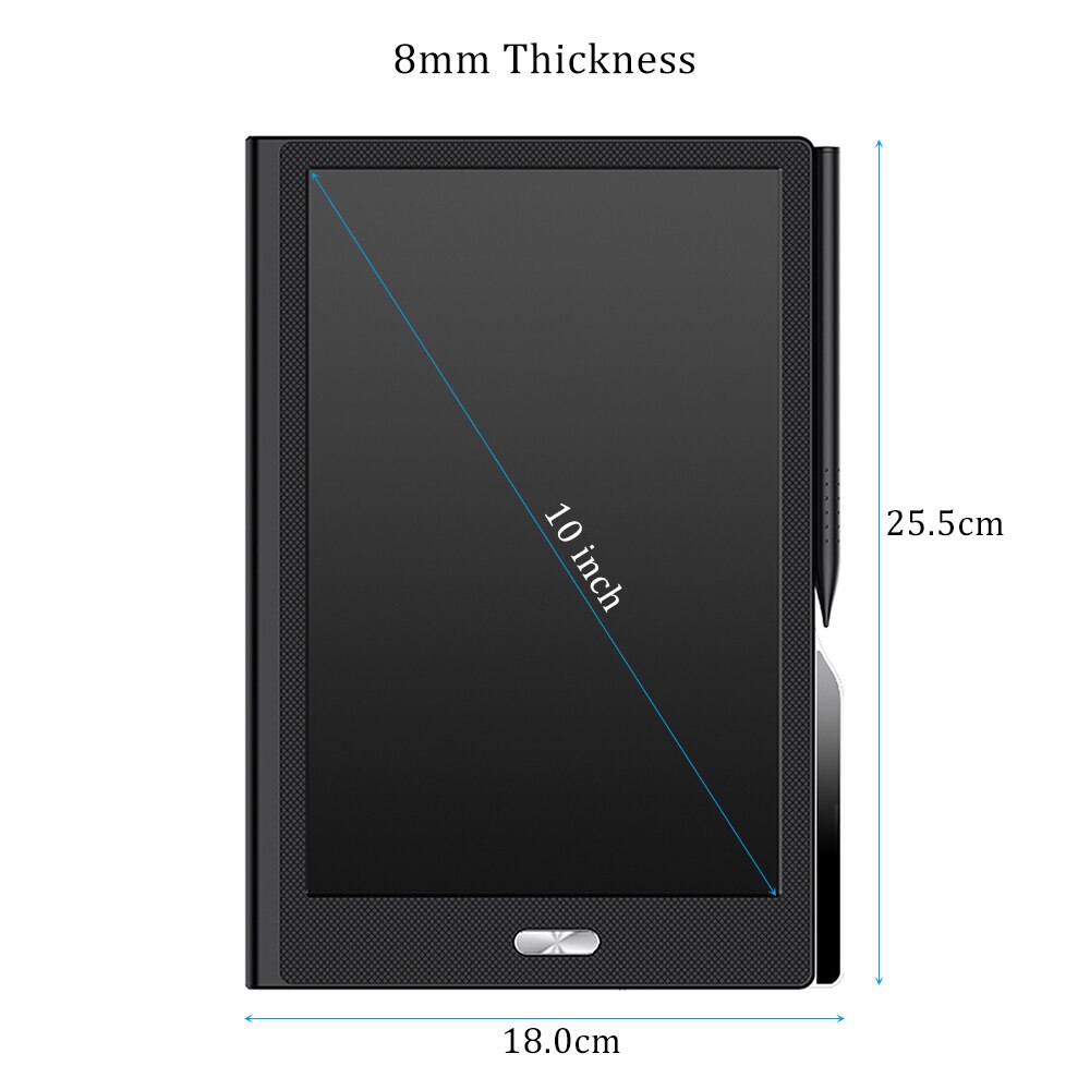10" LCD Writing Tablet Electronic Drawing & Writing Board Graphics Handwriting Pad with Writing Stylus Erase Lock Button