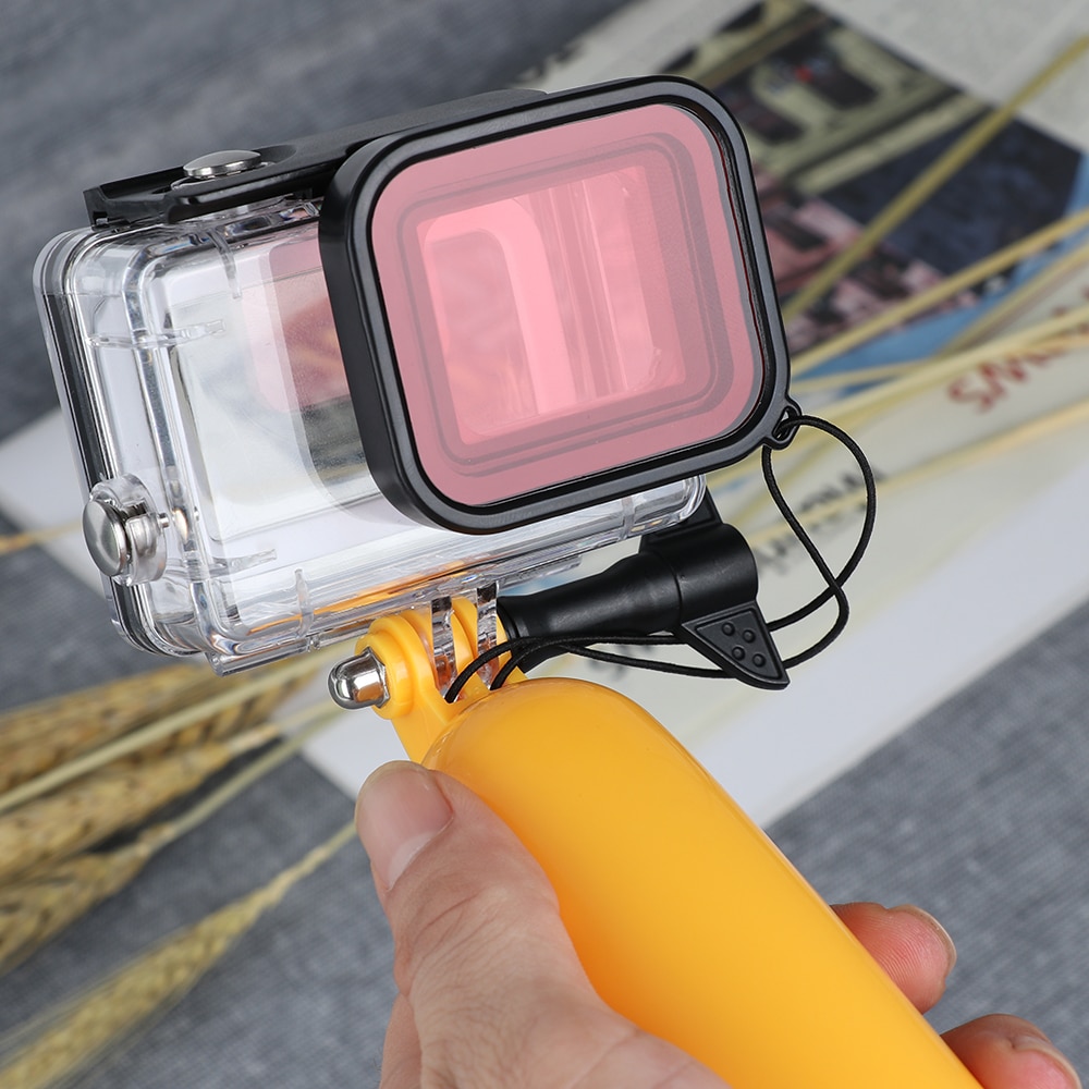 Para GoPro Hero 5 Hero 6 7 accesorios buceo subacuático Filtro de color para objetivos Set para Go Pro HERO5 HERO6 negro Super Suit Housing