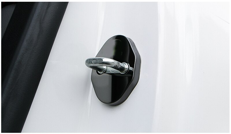 Cubierta de cerradura de puerta de acero inoxidable para coche, 4 piezas, para Mazda 2, 3, 6, CX3, CX-5, CX, 5, CX7, CX9, MX5, Axela, ATENZA, , ,