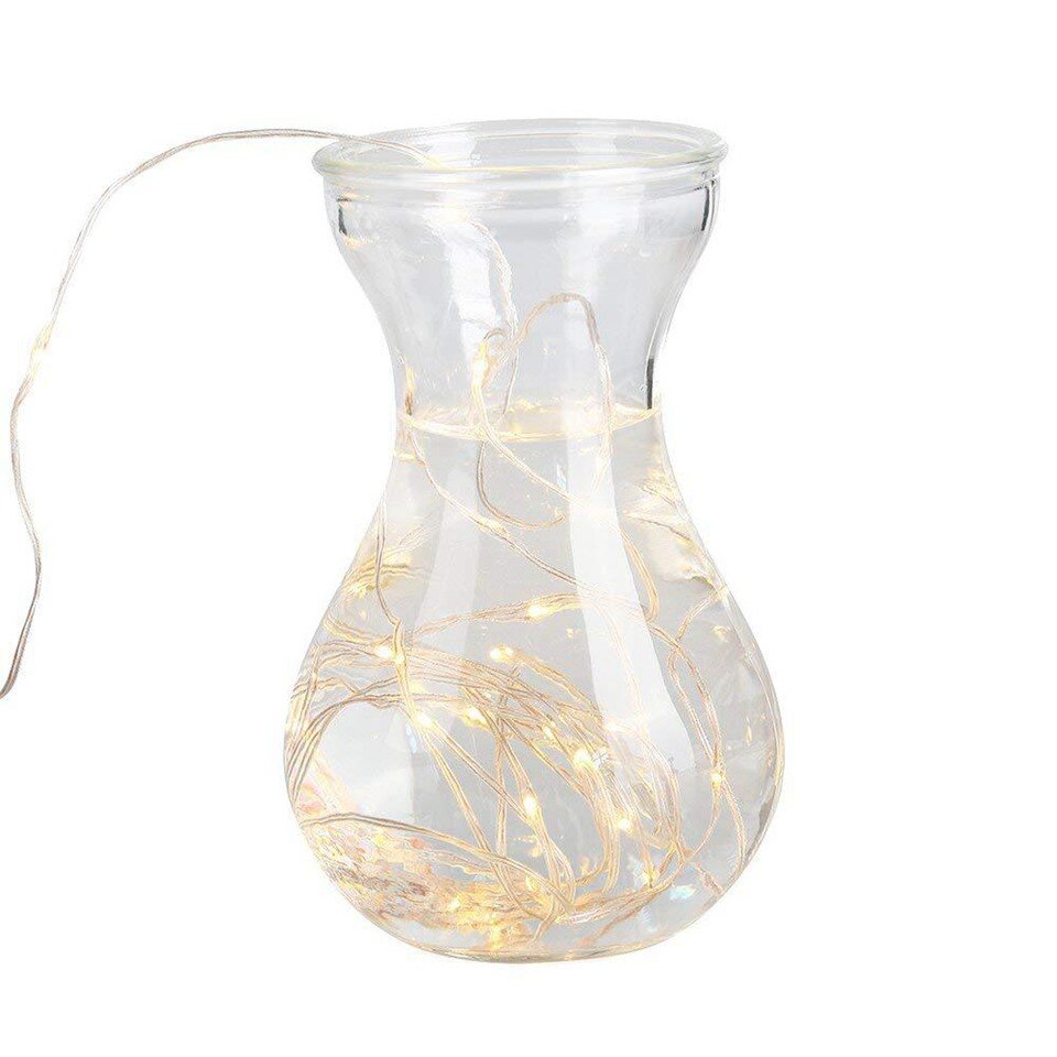 Strand parasol telt lys 104 led aaa drevet kobbertråd led string lys udendørs hængende paraply have terrasse lampe lys