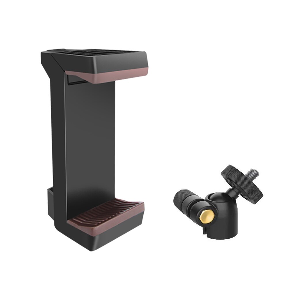 Morsetto per supporto per treppiede per telefono cellulare, adattatore per Smartphone con clip regolabile evitare il sollevamento per iPhone10 pro 11 X XS/ Andriod Telefono: titolare Gopro