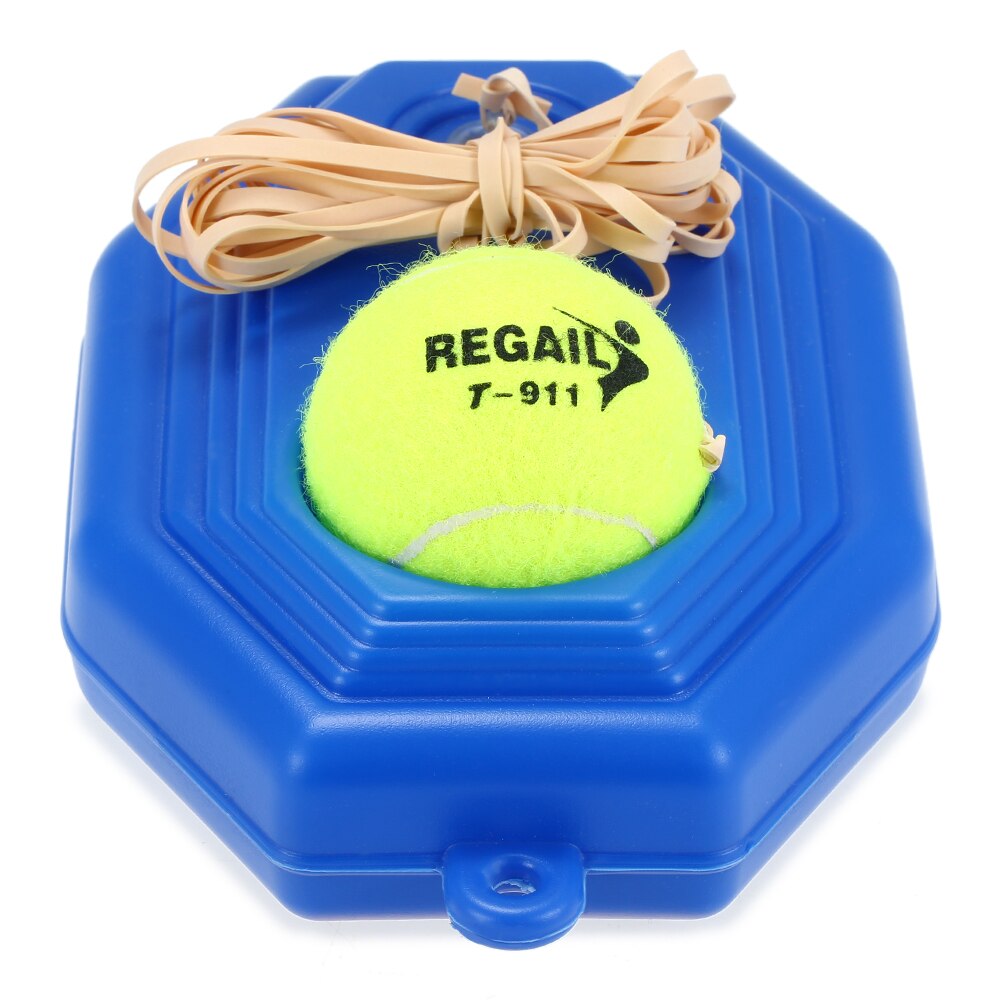 Tennistræner tennisketsjer baseboard tennisbold med snor øv træning baseboard øvelse rebound bold med snor