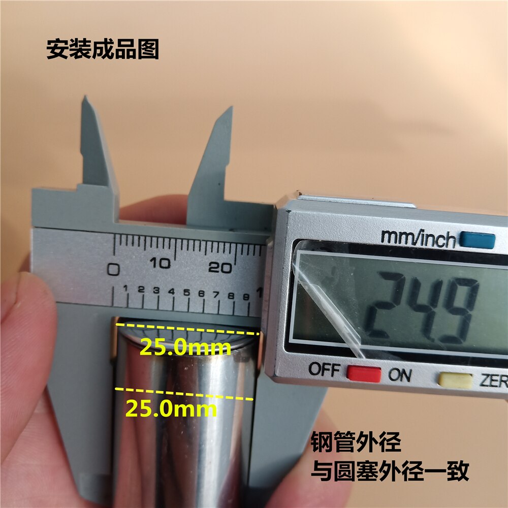 16 20 22 25 40 50mm tube plug head plug end tube head tube fittings stainless steel round plug