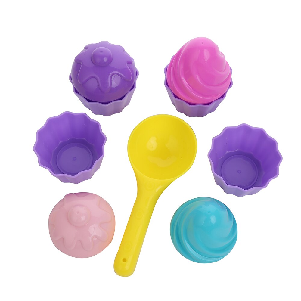 Kids Baby Strand Zand Speelgoed Kleine Cakevorm Lepel Ijs Pudding Strand Spelen Zand en Sneeuw Spelen