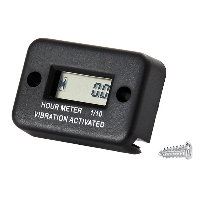 Vibration Hour Meter with Battery Timer with Induction Portable Motorcycle Digital Meter Jet Ski Timer Accumulator