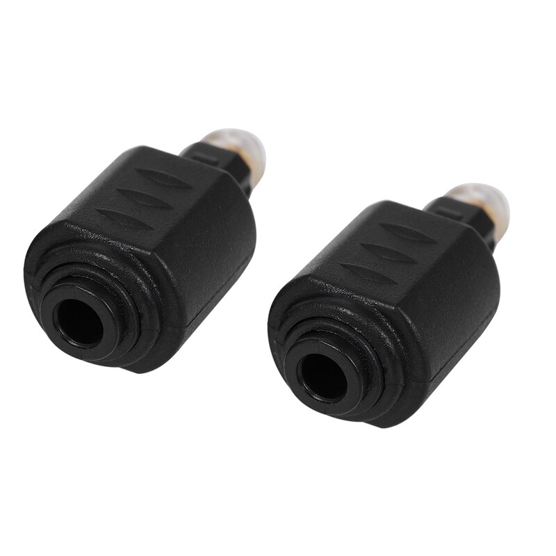 2 pakker optisk 3.5mm hun mini jack stik til digital toslink mo adapter