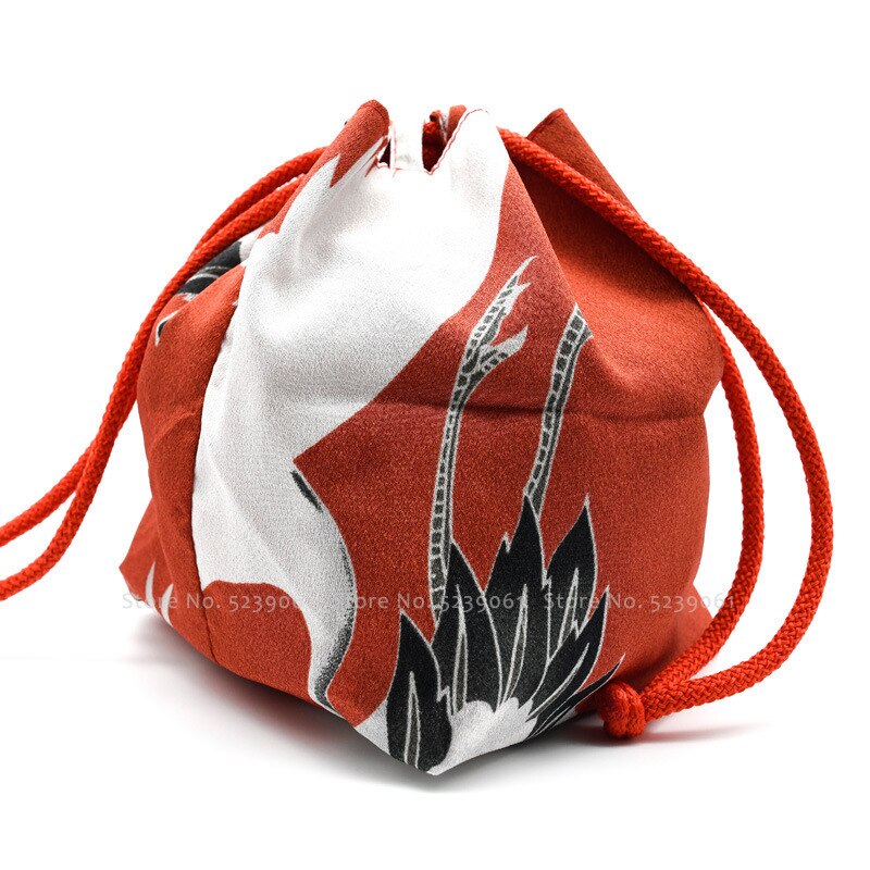 15 farben Japanischen Kimono Kawaii Geldbörse Blumen- Sakura Gedruckt Strahl Tote Tasche Tasche Frauen Yukata Paket Hochzeit Partei Taschen