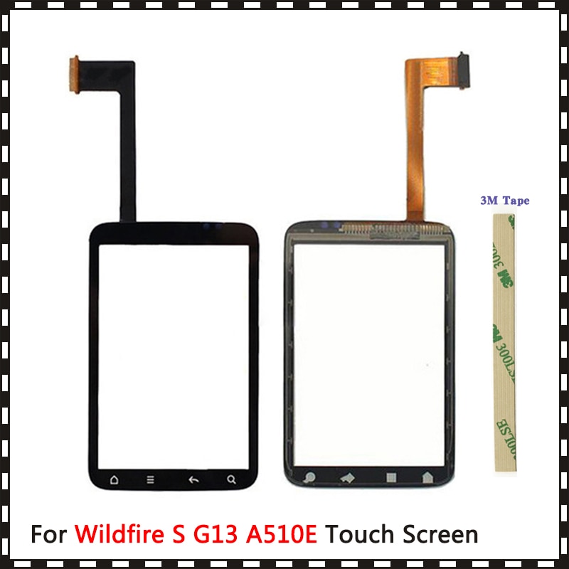Vervanging 3.5 &quot;Voor Htc Wildvuur S G13 A510E Touch Screen Digitizer Sensor Outer Glas Lens Panel