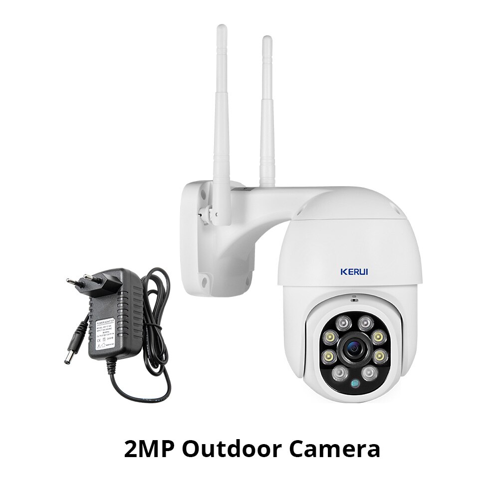 FUERS Tuya WiFi GSM Home Security Alarm System Smart Home Wifi Home Alarm System Motion sensor smart life: Outdoor camera