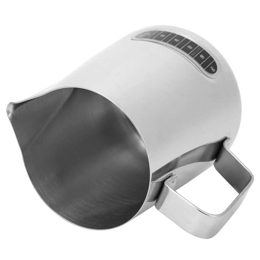 600ml maitokannusta kahvin vaahdotuskuppi espresso maito tee latte kannu kahvimuki lämpötilan näyttö tarra