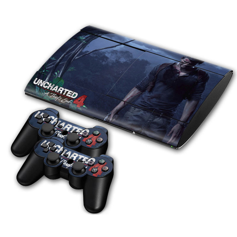 Pegatina de vinilo para ps3 super pegatina de recubrimiento delgada para consola ps3 superfino: TN-PS3S4000-05002